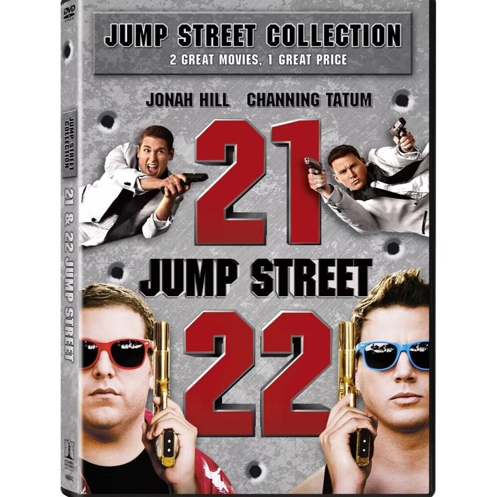 21 Jump Street And 22 Jump Street DVD Movie Double Feature With Case